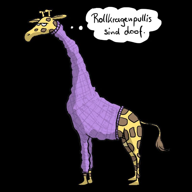 Giraffe Rollkragenpulli