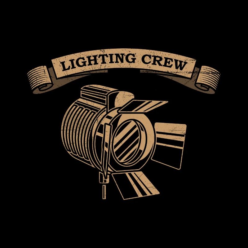 LIGHTING CREW Retro light lighting technician gift