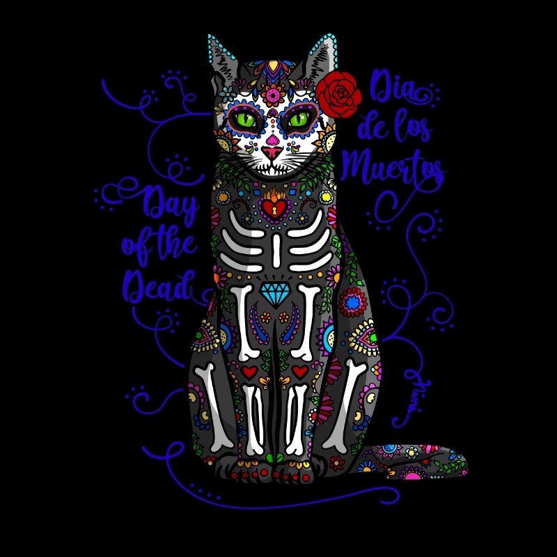 Dia De Los Muertos Chat Calavera