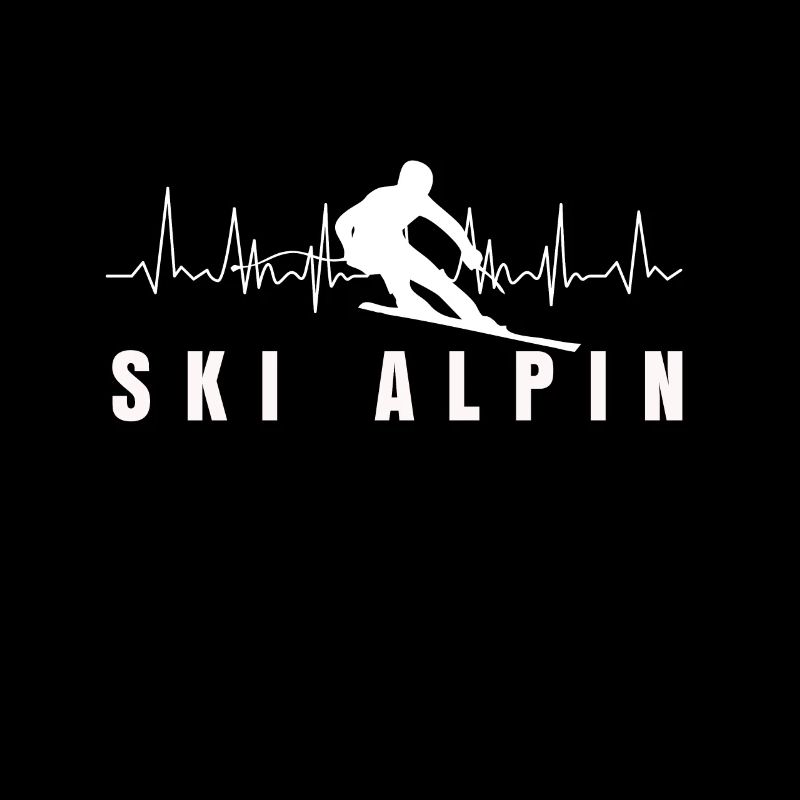Alpine skiing heartbeat