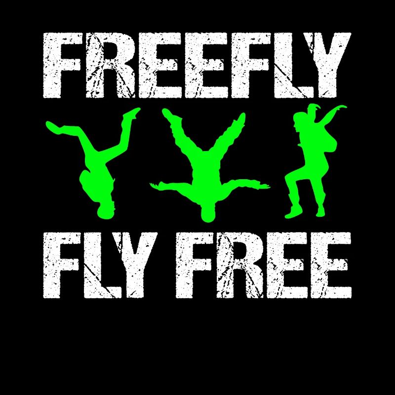 Skydive freefly, parachute, parachutist