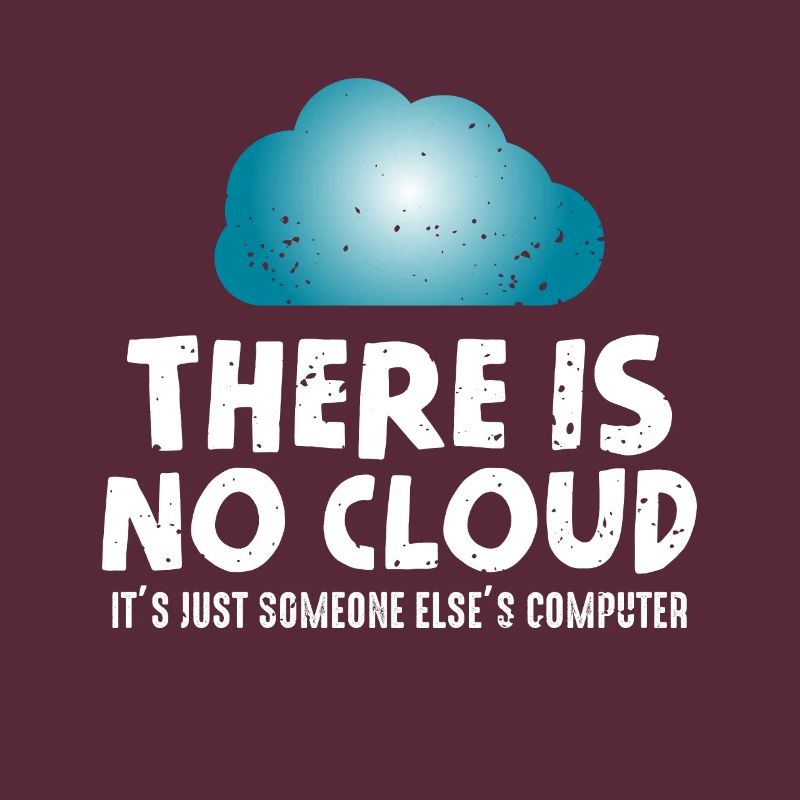 No cloud computer humor programmer