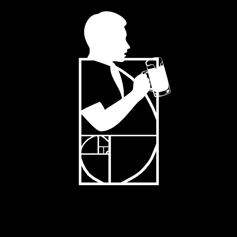 Golden section Beer drinker Funny geometry