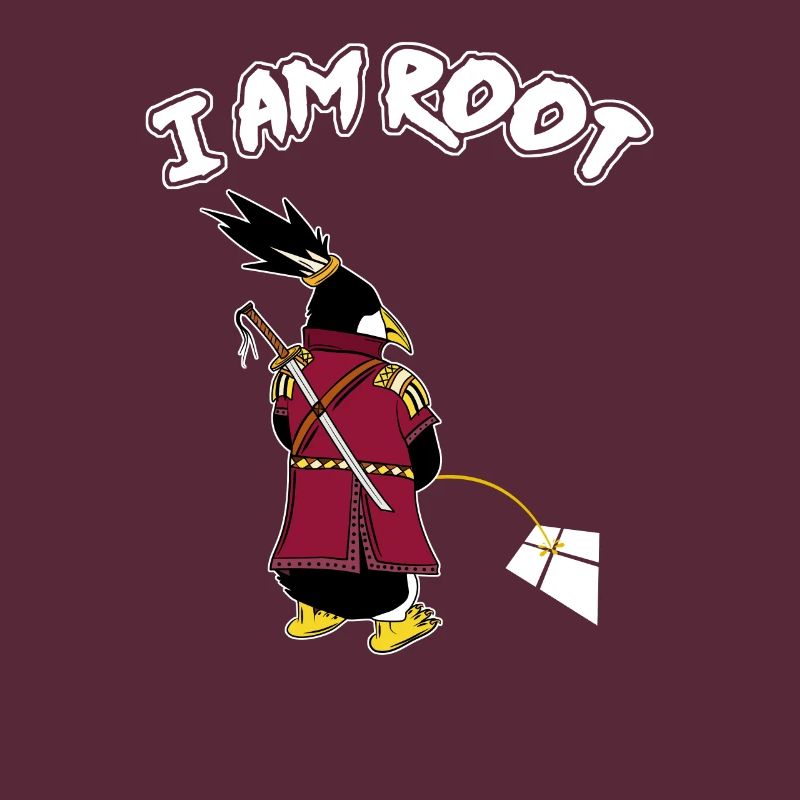 Linux Pingouin I Am Root Geeks Geeks Nerd Computer Ninja