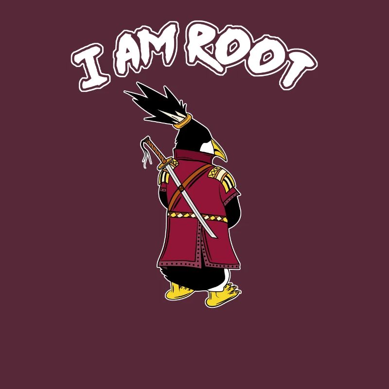 Linux Pinguin I Am Root Geeks Nerd Computer Ninja