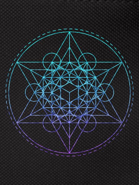 Sacred Geometry Teal Metatron