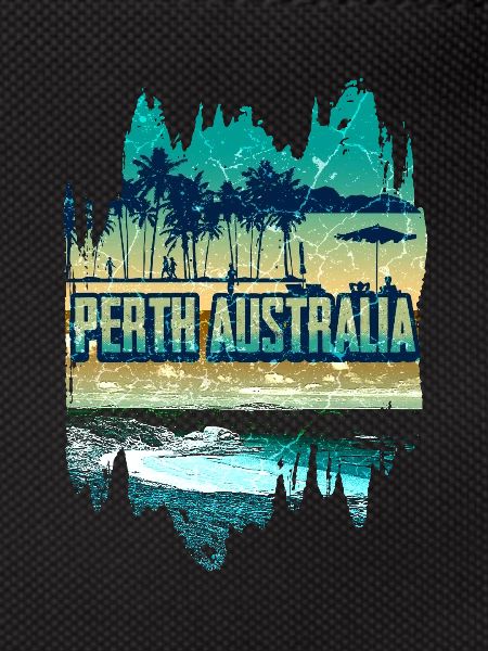 Perth Australien Retro Urlaub