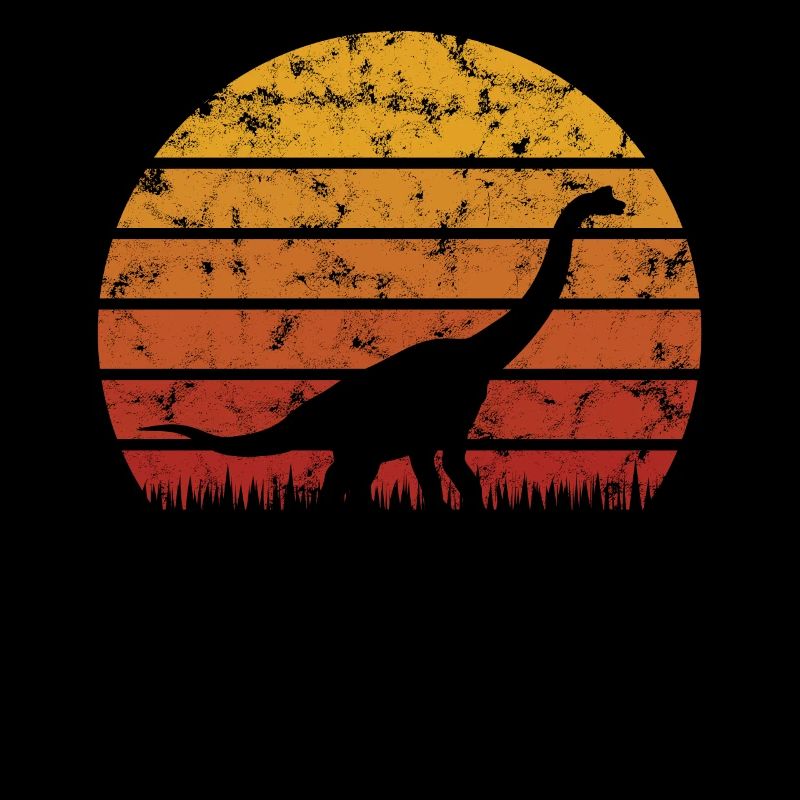Brachiosaurus Dinosaurier Vintage Saurier Geschenk