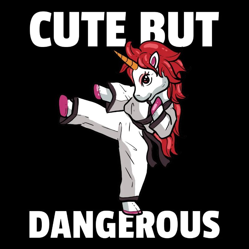 Karate Einhorn Judo Kampf Ninja Jitsu