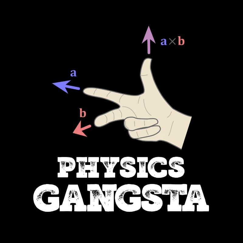 Physics Gangsta design funny physics distressed