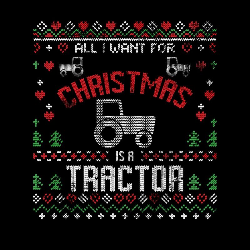 Tracteur de Noël Noël moche