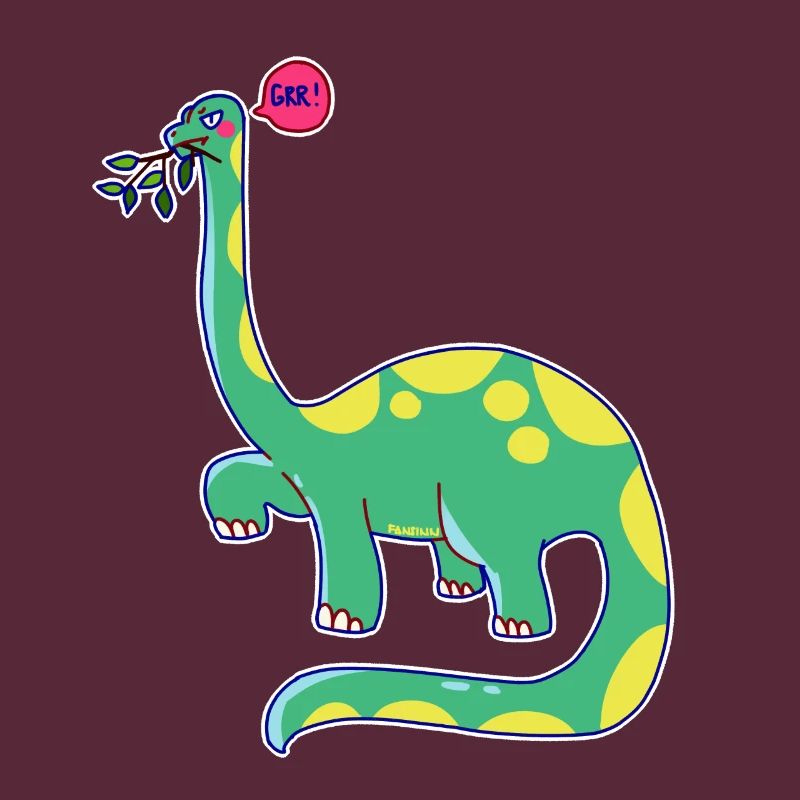 Dinosaur is in a bad mood