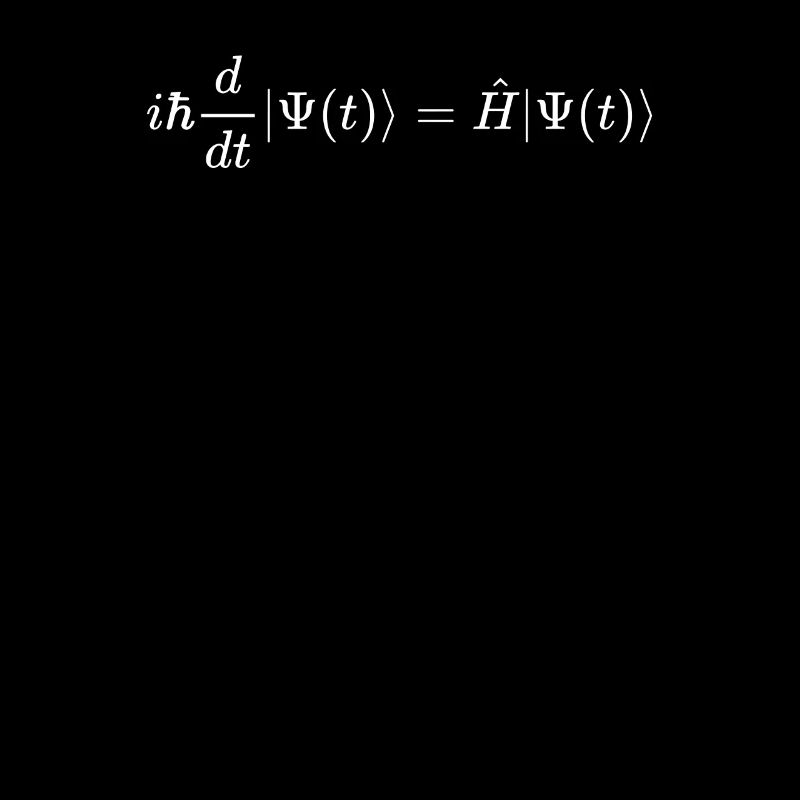 Schrodinger math and physics formula equation