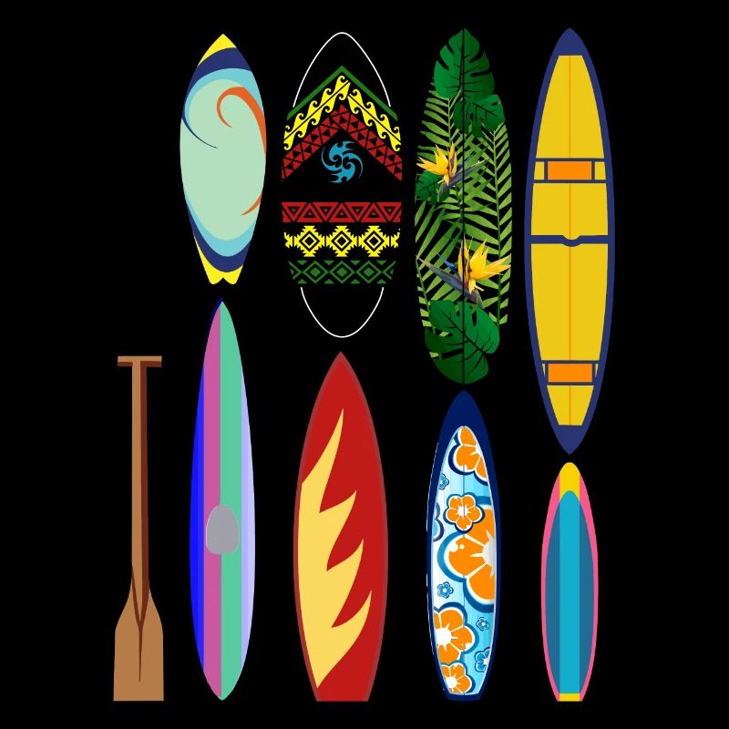 Surfing paddle board