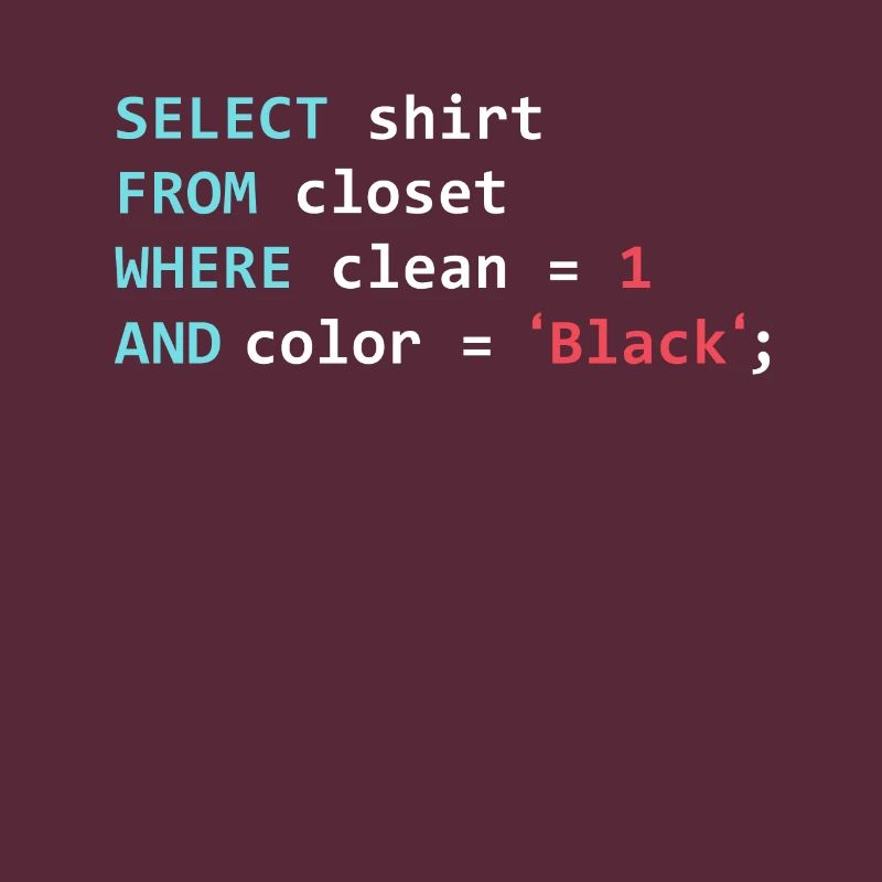 Programmierer Datanbank Lustiges SQL Query