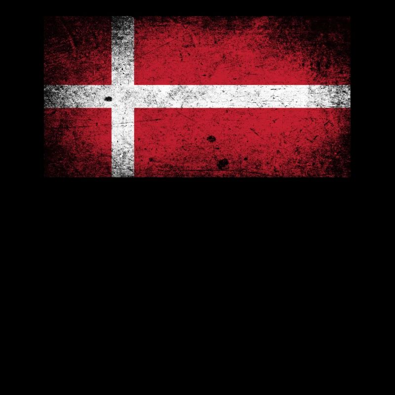 Drapeau du Danemark avec le drapeau danois