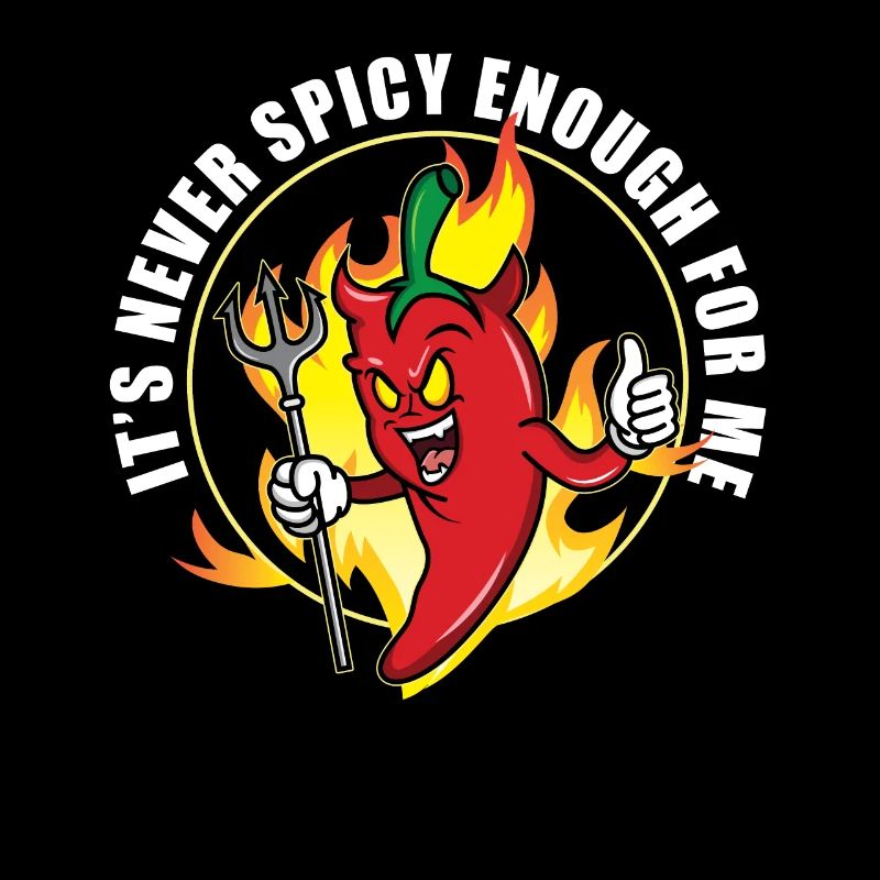 Repas chaud épicé au piment rouge
