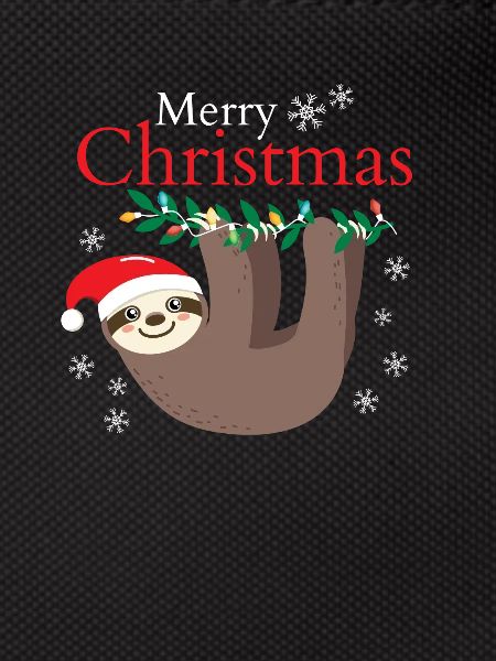 Christmas sloth