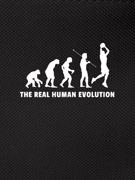 Human Evolution Basket-ball Hoop