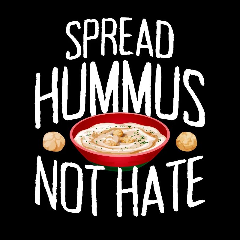 Spread Hummus Not Hate Vegan Gift For Vegans