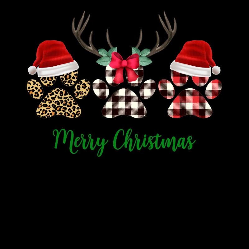 Joyeuse patte de Noël