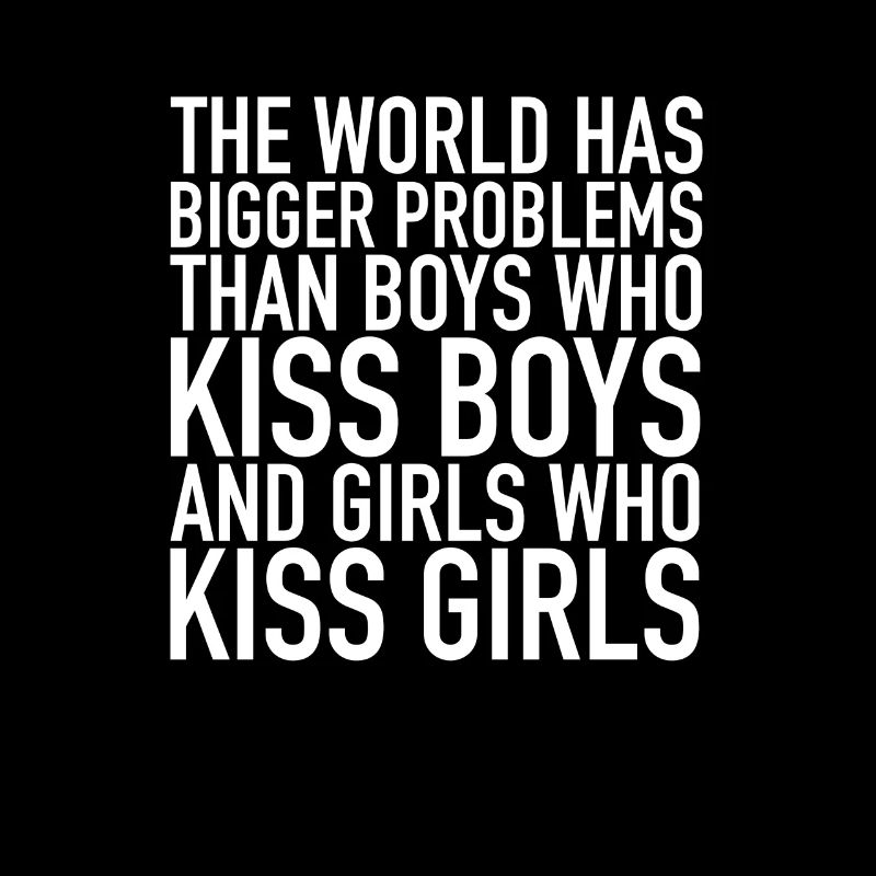 The World Has Bigger Problems | Gay pride, gay