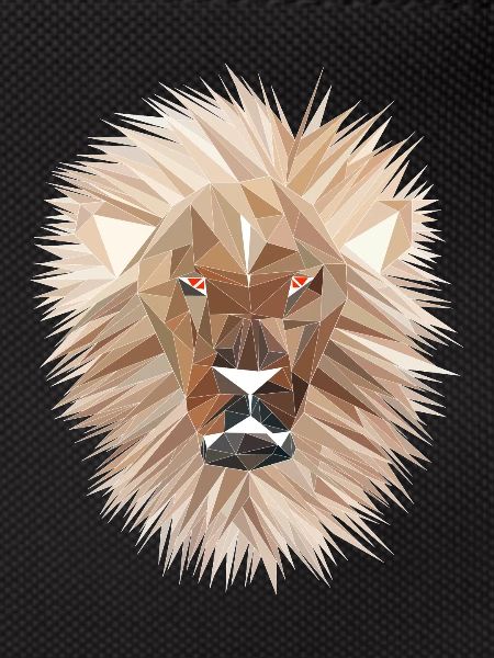 lion White brown