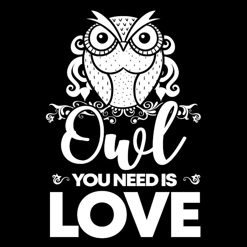 Chouette comique dames dont vous avez besoin est amour chouette mignon