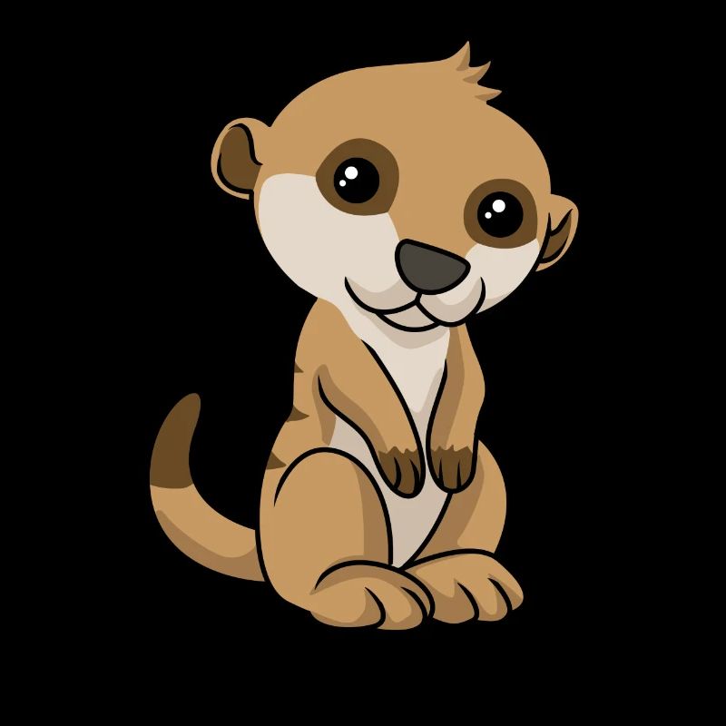 Comic Erdmännchen Meerkat