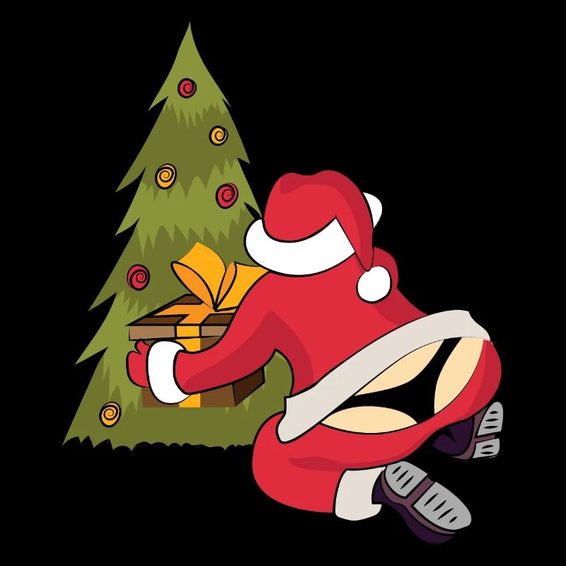 Weihnachtsmann String Weihnachsbaum Bescherung