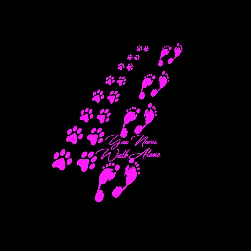 You never walk alone dog