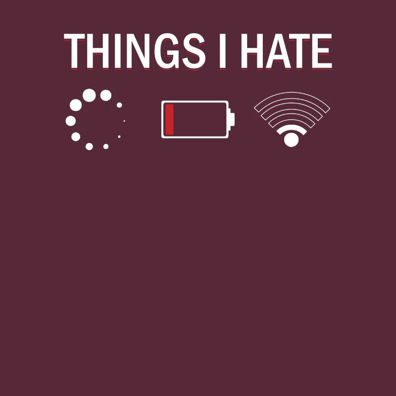 Things I Hate Programmer Nerd Funny Code Geschenk