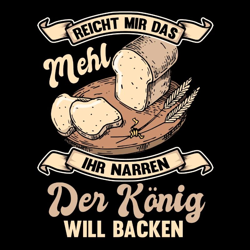 Bäcker Bäckerei Lustiger Spruch Brot Geschenk