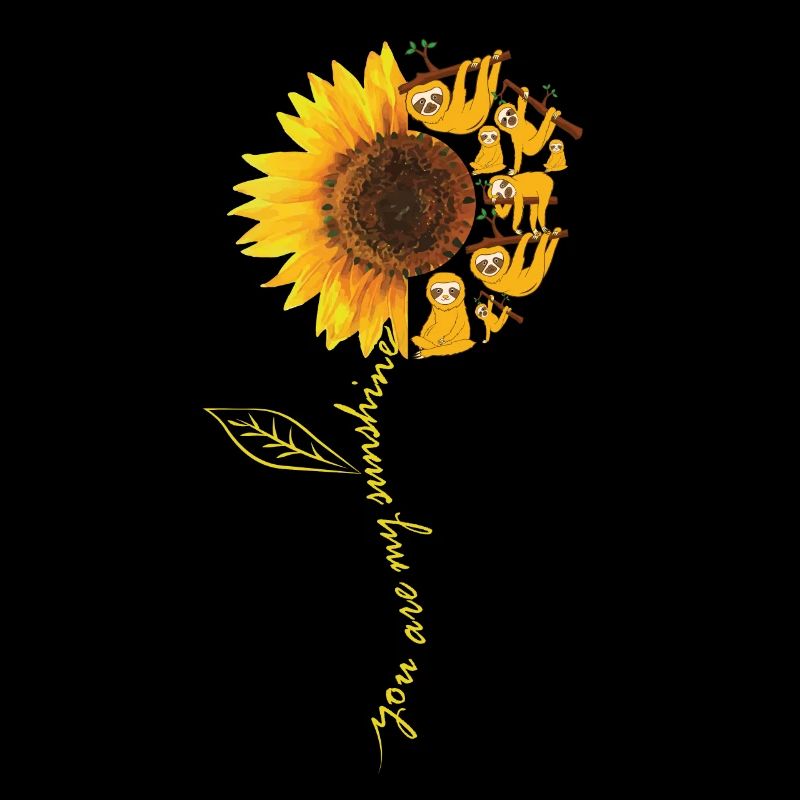 Vous êtes mon amant de paresseux de tournesol de soleil