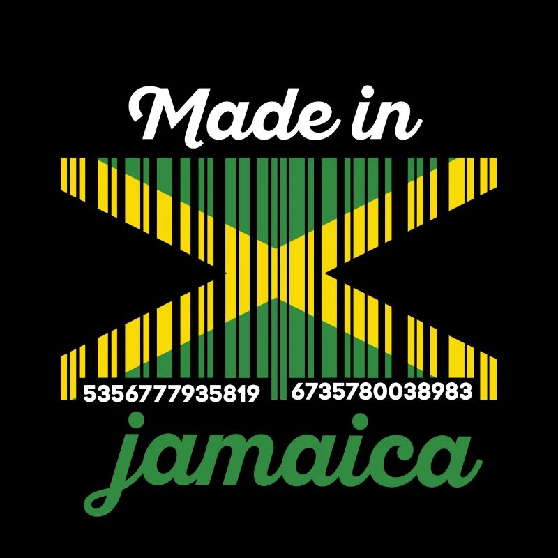 Jamaika Barcode Flagge