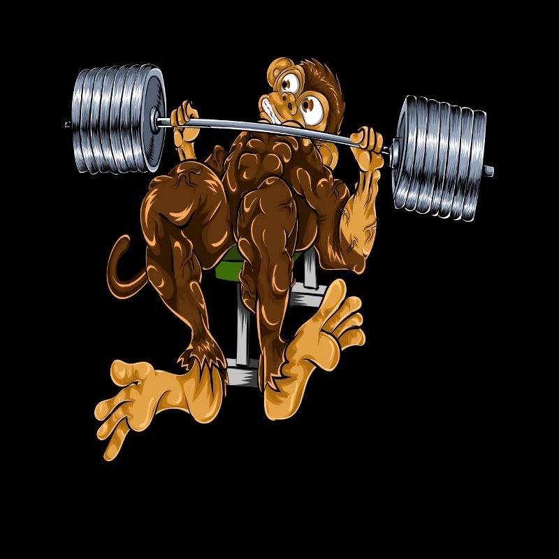 Monkey bench press