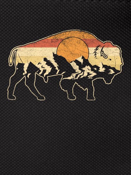 Retro buffalo