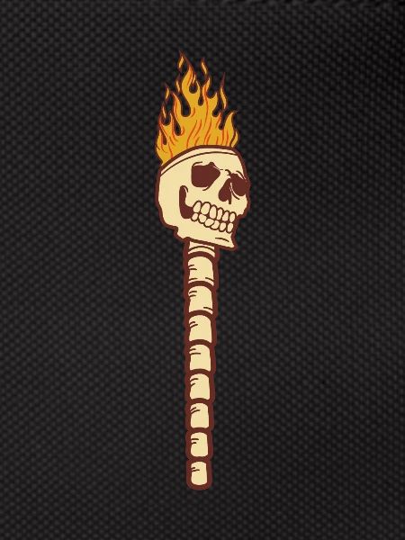 Summer torch skull