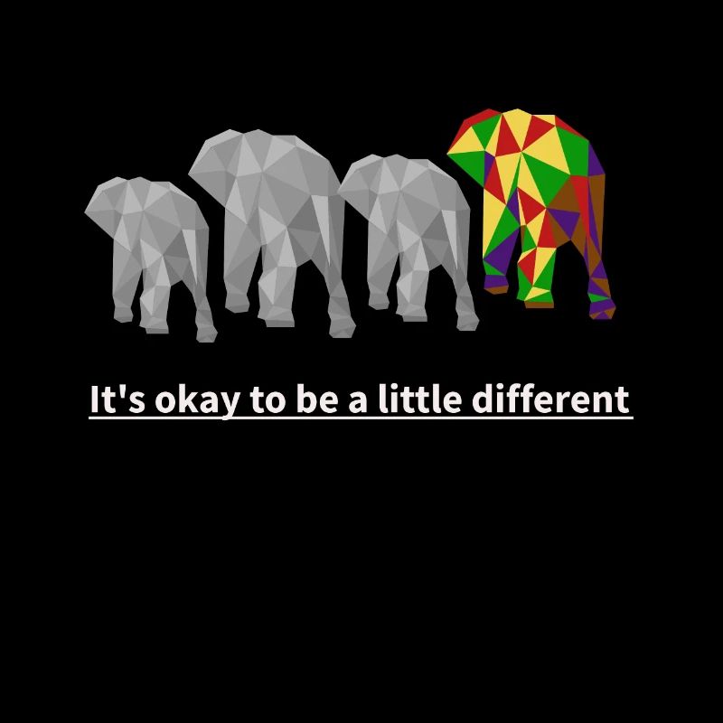 C'est bien d'être un petit cadeau d'éléphant différent