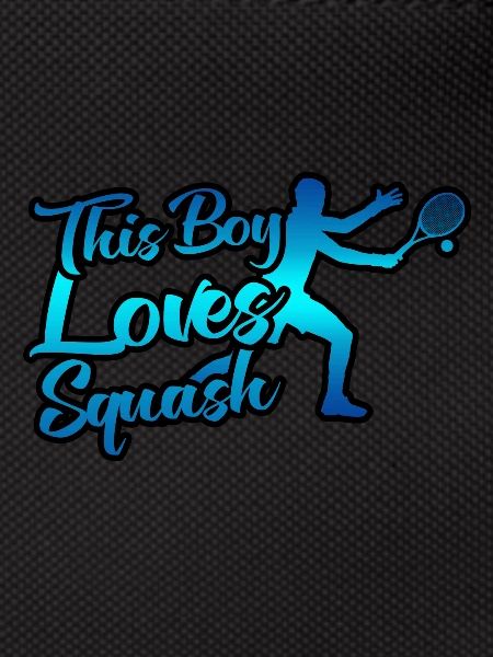 This boy loves squash
