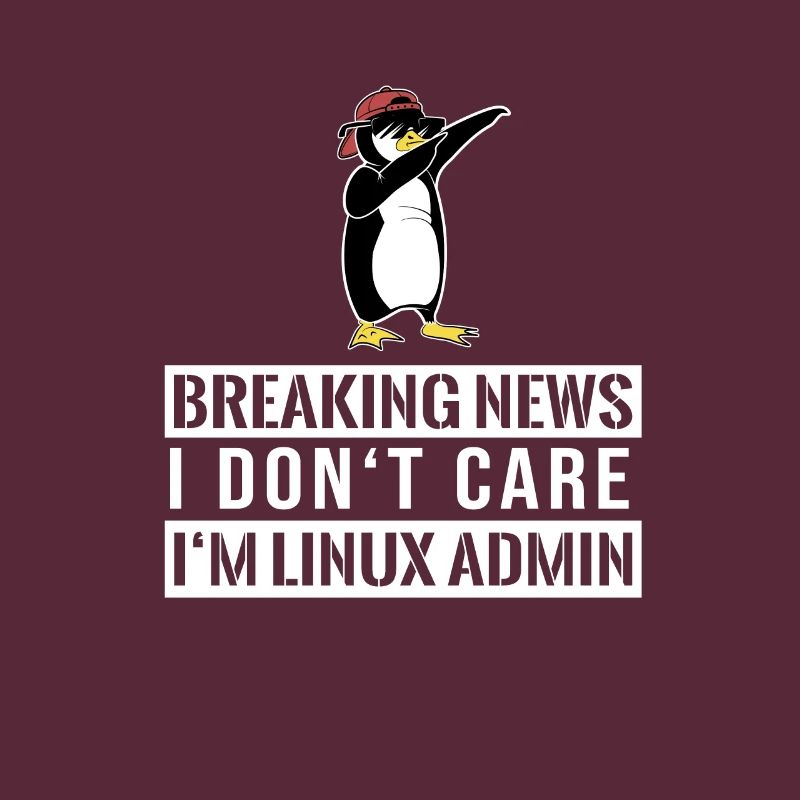IT nerd Linux Linux penguin geek software engineer