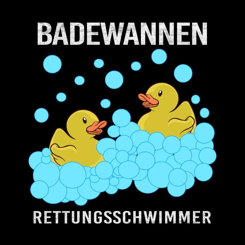 Gummiente Quietscheente Badeente Rettungsschwimmer