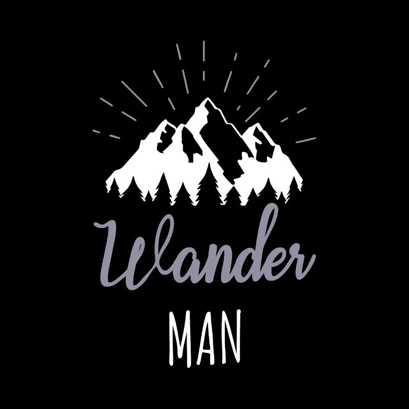 Wander Man Wandern Wanderer Sprüche Geschenk