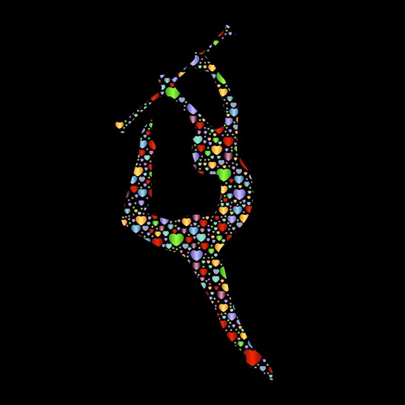 Baton Twirling Silhouette