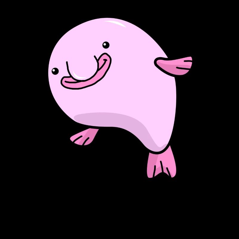 Blobfisch Sticker Blobfisch Geschenkidee Blobfisch