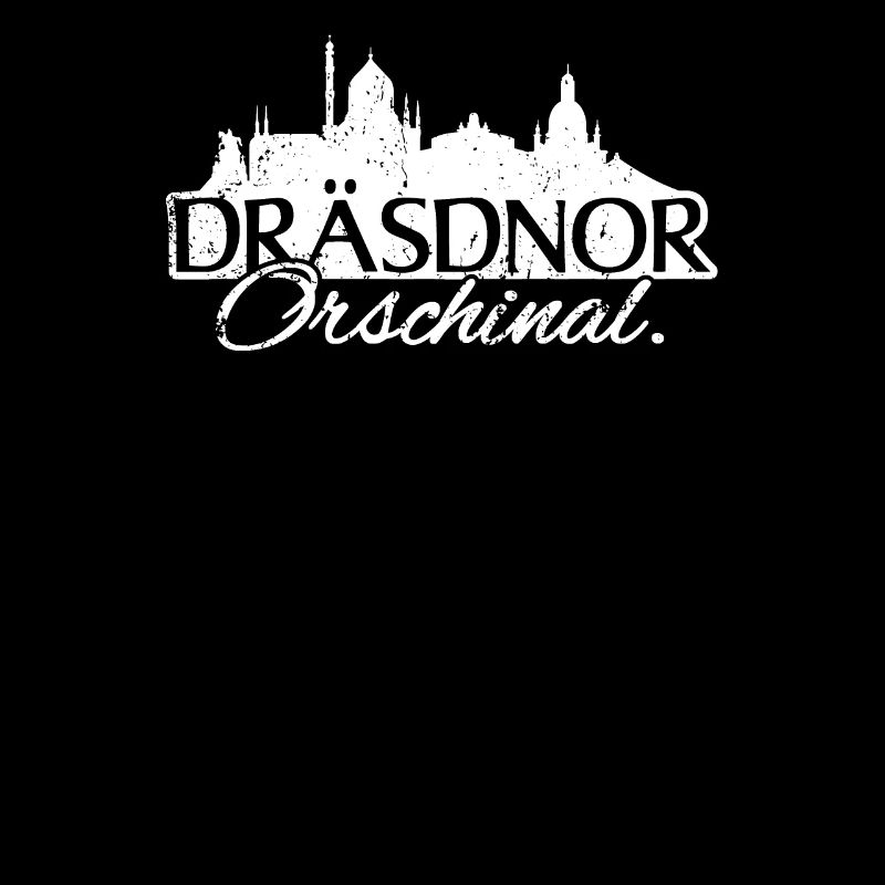 Dresdner Original auf sächsisch Skyline Dresden