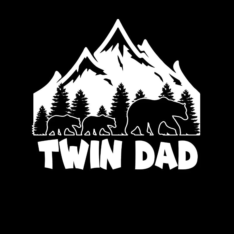 Papa Zwillinge Vater Geschenk I Vatertag Papi