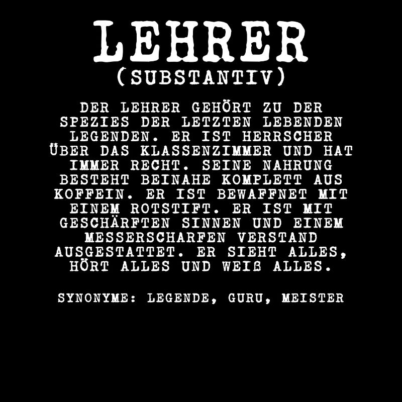 Lustiger Spruch Klassenlehrer Lehrer Geschenk