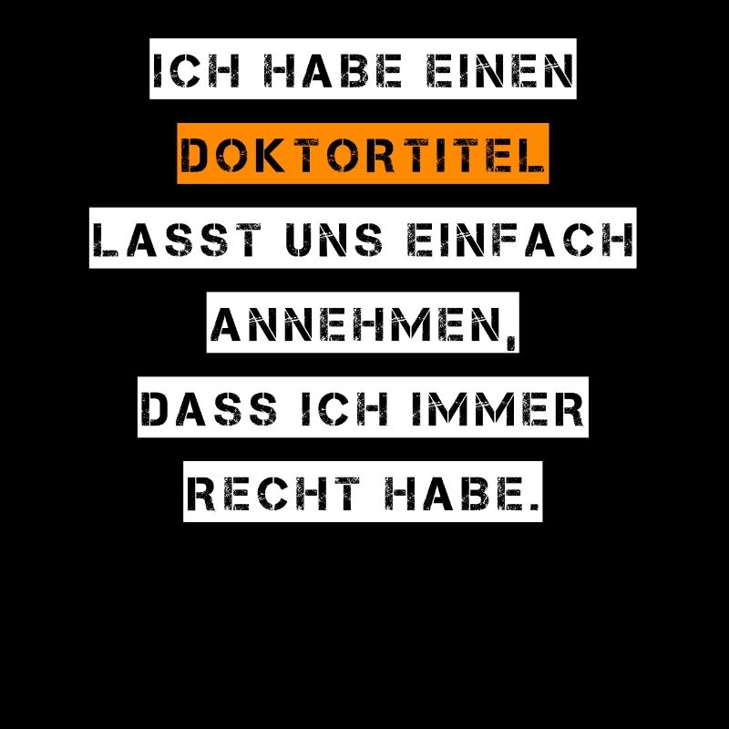Lustig Doktortitel Spruch Doktor Geschenk