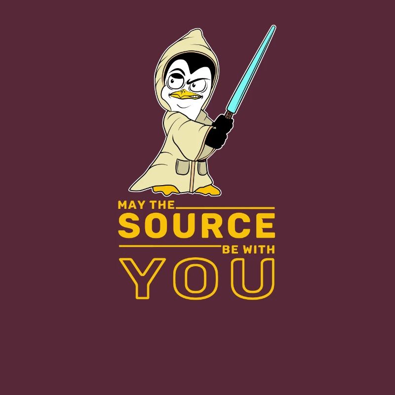 IT nerd Linux Linux penguin geek software engineer